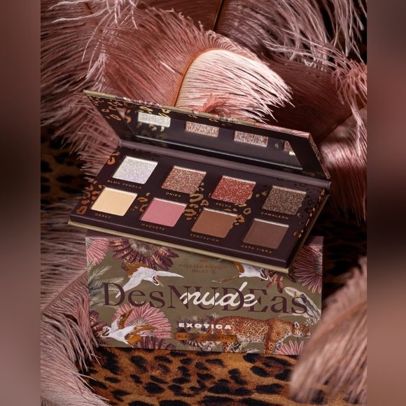 Alamar Cosmetics Wild Eyeshadow Palette - Copper, Pink, Brown Shades - Picture 4 of 4